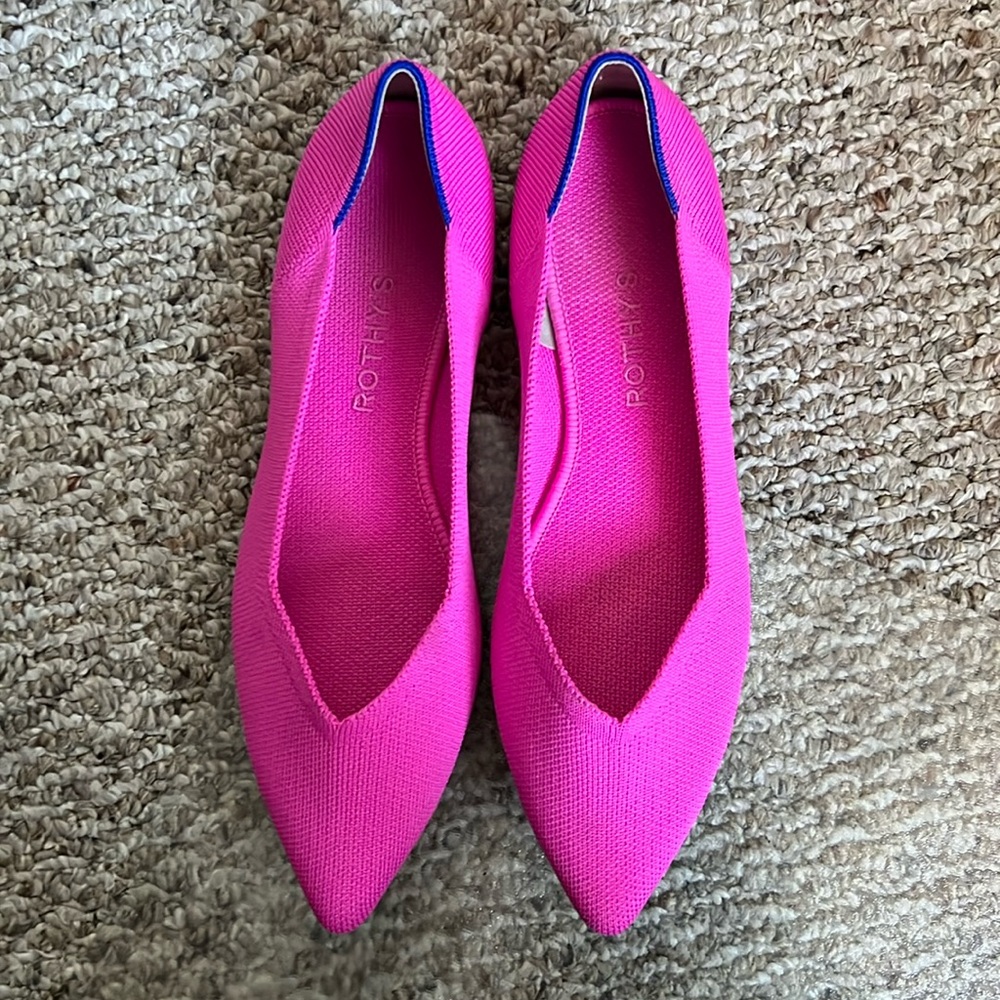 Rothys dragonfruit the point flats
